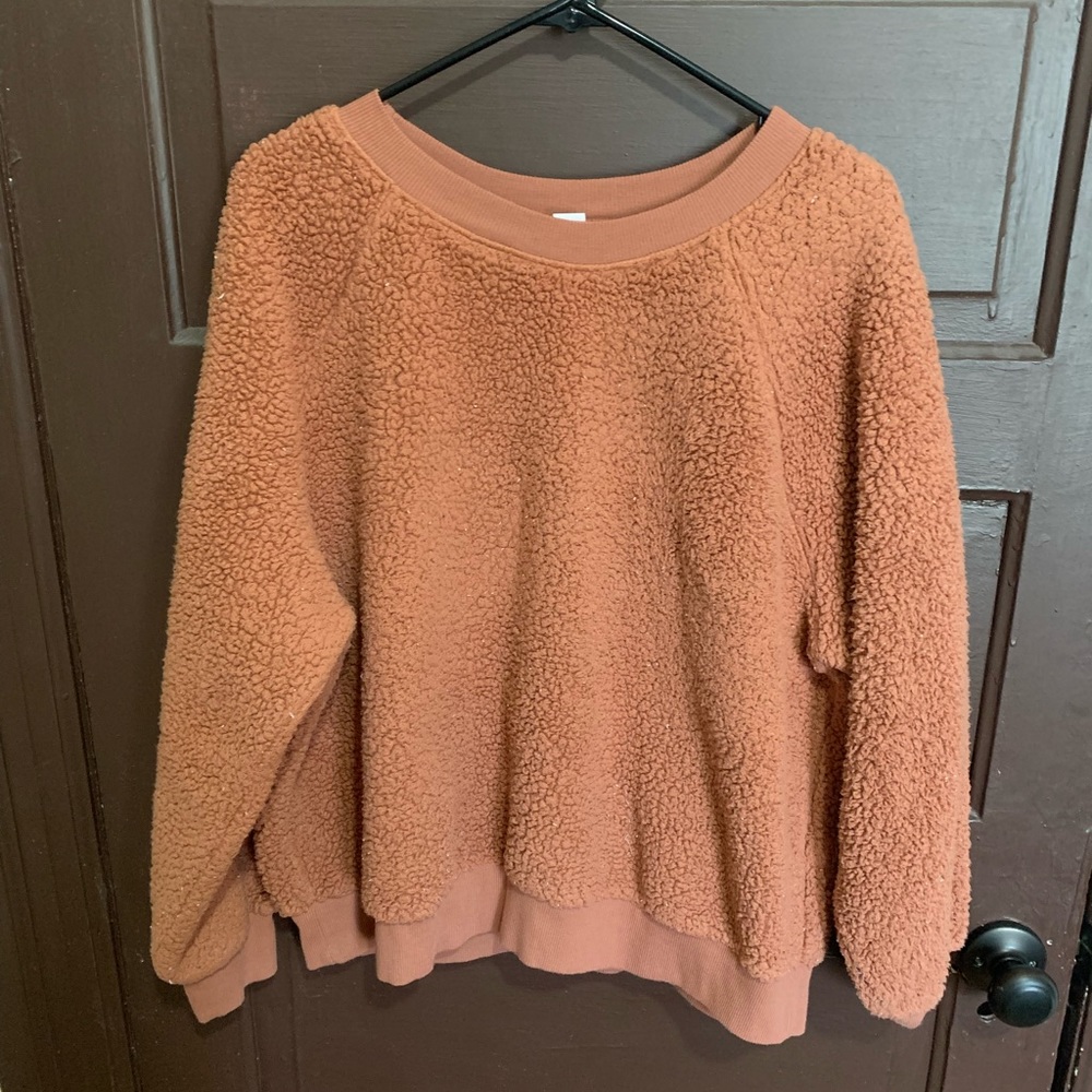 Sherpa Burnt Orange Sweater